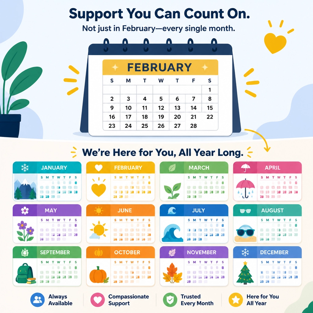 year round vs february black-business support