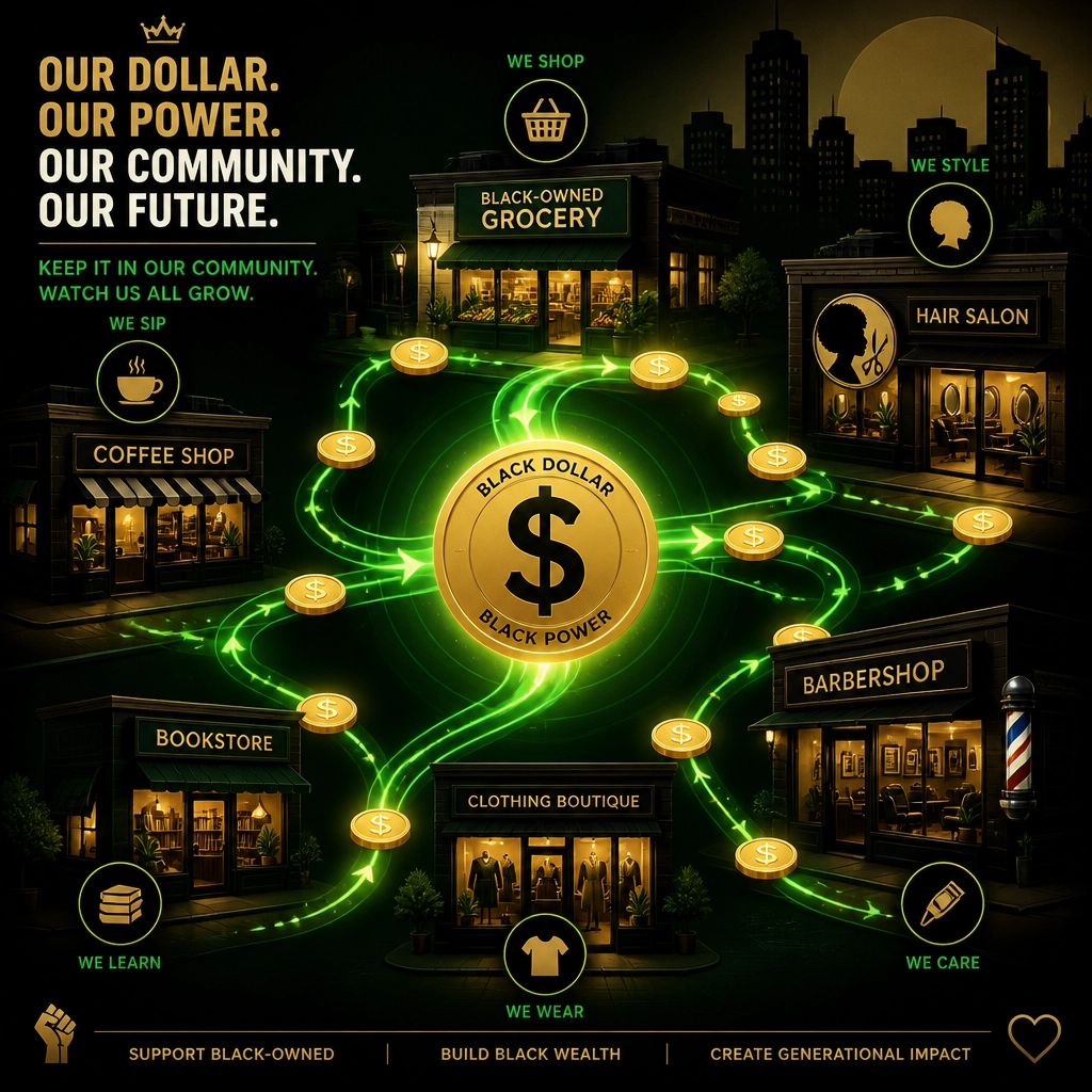 The circulation of the Black dollar through the community