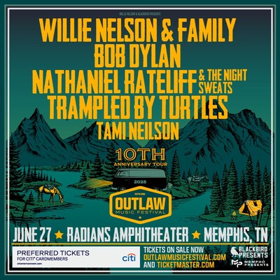 Memphis Benefitting from Success of First Leg of Outlaw Music Festival in Other States as Ticket Sales Soar
