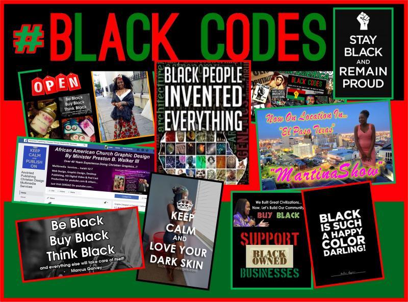 ALLPOWERBLACKCODES-1494133002   Anointed Publishing Christian Design / KDAZ & ML Multimedia | Support Black Owned