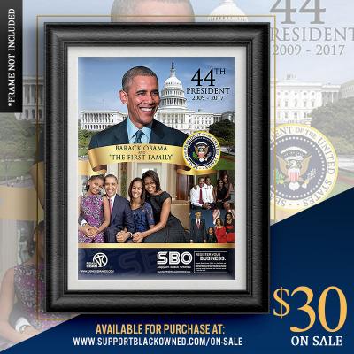 412_SBO_001 Obama Poster | Support Black Owned
