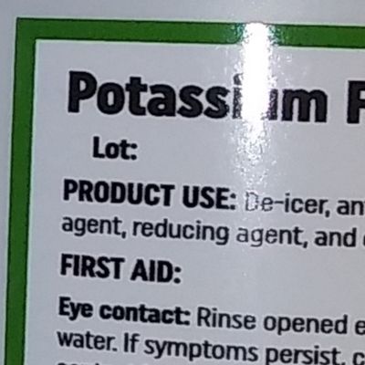 500g Potassium Formate