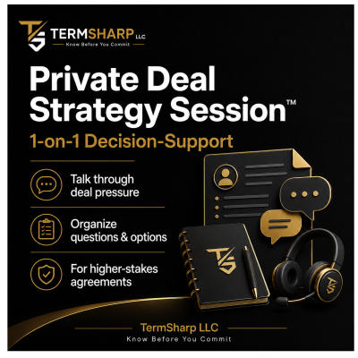 Private Deal Strategy Session™
