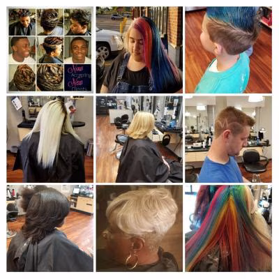 Cuts, Color, and hair care for short hair, natural hair, and chemically processed hair.