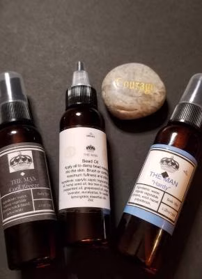 Body Mist Spray and Beard Oil