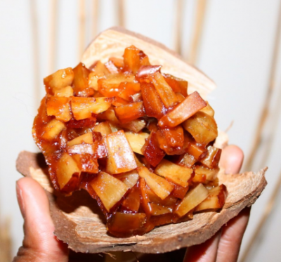 Coconut ginger drops