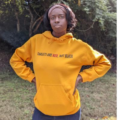 Targets Are Red, Not Black Hoodie